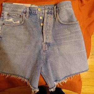 AGOLDE Riley High Rise Shorts